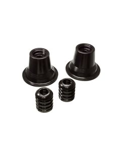 Energy Suspension Rear Bump Stop Isolator Set - Black - 8.9105G