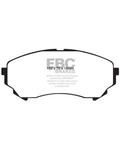 EBC 08-13 Cadillac CTS 3.6 (315mm Rear Rotors) Yellowstuff Front Brake Pads - DP41828R
