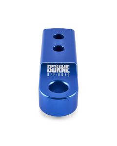 Borne Off-Road CNC Hitch Receiver Shackle 2in Blue - BNHR-2-BL