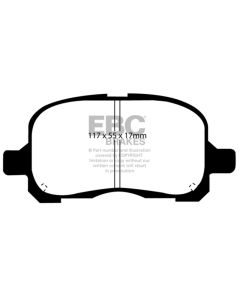 EBC 98-02 Chevrolet Prism 1.8 Redstuff Front Brake Pads - DP31195C