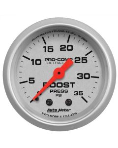 AutoMeter GAUGE BOOST 2 1/16in. 35PSI MECHANICAL ULTRA-LITE- AUTO-4304
