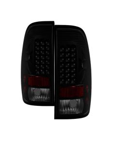 Xtune Ford F250/350/450/550 Super Duty 99-07 LED Tail Lights Black Smoke ALT-ON-FF15097-LED-BSM - 5081179
