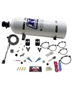 Nitrous Express GM TBI Nitrous Kit (50-125HP) w/15lb Bottle - 20218-15