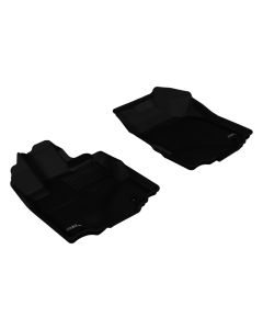 3D MAXpider 2006-2014 Honda Ridgeline Kagu 1st Row Floormat - Black - L1HD03911509