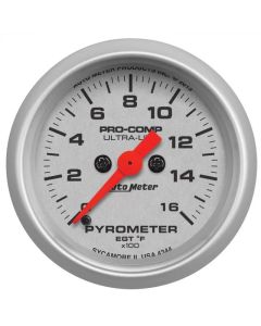 AutoMeter GAUGE PYROMETER (EGT) 2 1/16in. 1600deg.F DIGITAL STEPPER MOTOR ULTRA-LITE- AUTO-4344