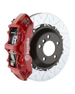 Brembo 95-98 993 C2/C4/C4S/Turbo Front GT BBK 6 Piston Cast 380x32 2pc Rotor Slotted Type3-Red - 1M3.9038A2