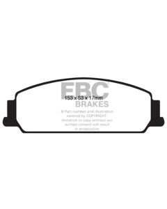 EBC 08-10 Pontiac G8 3.6 Ultimax2 Front Brake Pads - UD1351