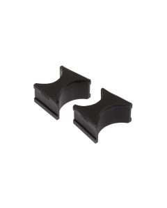 Prothane Universal Shock Reservoir Mounts - 1.5/2.0 Diameter - Black - 19-1718-BL