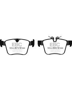 EBC 2015+ Land Rover Discovery Sport Greenstuff Rear Brake Pads - DP62246