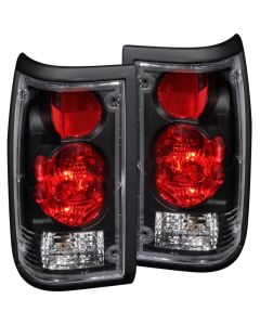 ANZO 1986-1993 Mazda B2000 Taillights Black - 211113