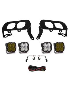 Baja Designs 14-15 Silverado 1500 White Fog Pocket Kit - Amber - 447531