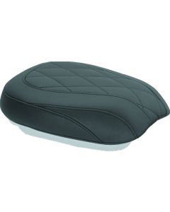 Mustang 11-13 Harley Blackline, 12-17 Slim/Slim S Wide Tripper Passenger Seat Diamond Stitch - Blac - 76763