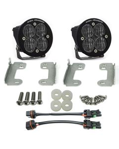 Baja Designs 18-20 Jeep Wrangler JL Sahara Fog Squadron Sport Fog Pocket Kit - Clear - 447635