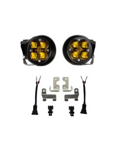 Baja Designs 12-21 Toyota Tacoma/Tundra/4Runner Squadron-R Fog Pocket Light Kit - SAE Amber - 447642