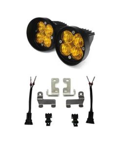 Baja Designs 2012+ Rav4 Fog Pocket Kit Squadron Sport Amber Wide Cornering - 447677