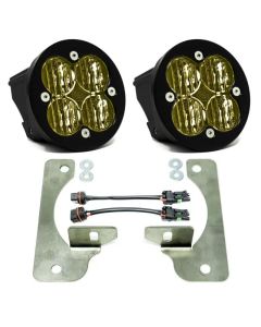 Baja Designs 2018+ Wrangler JL Rubicon Squadron-R Fog Light Pocket Kit - Amber - 447723