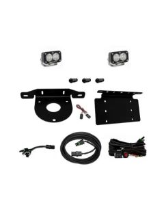 Baja Designs 2021+ Ford Bronco Dual S1 Sport W/C Reverse Kit w/Lic Plate - 447765