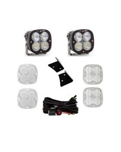 Baja Designs 07-18 Jeep Wrangler JK XL80 Drive/Combo A-Pillar Kit - White - 447800