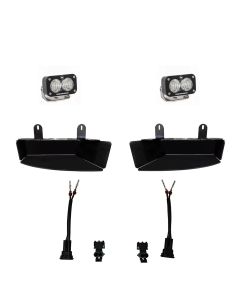 Baja Designs 2019+ Ram 2500/3500 S2 Sport Fog Pocket Kits - White - 448042