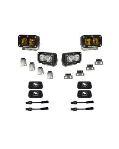 Baja Designs 21+ Ford Raptor / 22+ Bronco S2 SAE Pro Fog Pocket Light Kit - 448183