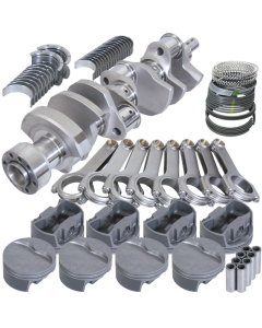 Eagle Chevy LT1 350 1Pc 3.750in Crank 6.000in H-Beam -5cc Flat Top 4.030in Pistons Rotating Assembly - 12111030