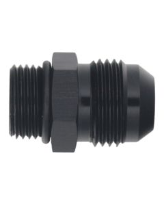 DeatschWerks 8AN ORB Male to 10AN Male Flare Adapter - Anodized Matte Black - 6-02-0408-B