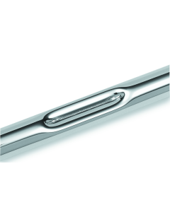 Bikers Choice 82-97 Big Twin & XL Chrome Medium Buckhorn Dimpled Bar - 400208