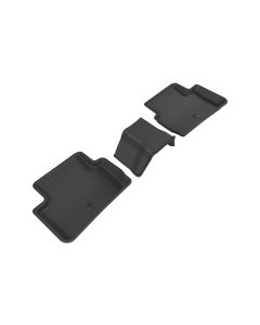 3D MAXpider 2017-2019 Infiniti QX30 Kagu 2nd Row Floormats - Black - L1IN02521509