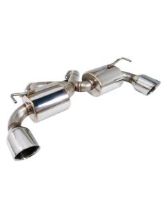 Remark Nissan 370Z (Z34) V2 Axle Back Exhaust w/Stainless Steel Double Wall Tip - RK-A2063N-01