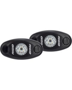 Rigid Industries A-Series Light - Black - Low Strength - Cool White - Set of 2 - 482033
