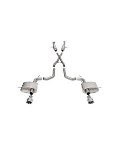 Corsa 2021-2024 Dodge Durango SRT Hellcat Cat-Back 2.75in Dual Rear Exit Sport 4.5in Polished Tips - 21195