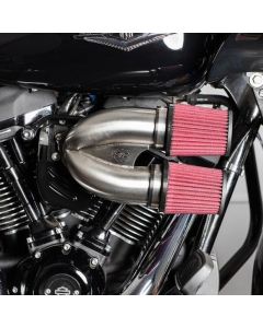S&S Cycle 17-20 M8 Models Tuned Induction Air Cleaner Kit - Stainless Steel - 170-0565A