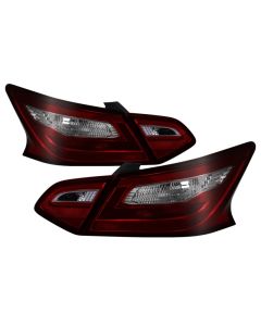 xTune 16-18 Nissan Altima 4DR OEM Tail Light - Red Smoke (ALT-JH-NA16-4D-RSM) - 9943041