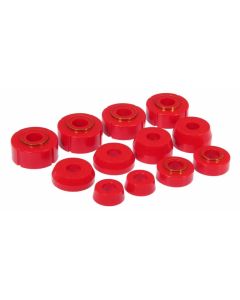 Prothane 66-79 Ford F100-350 4wd Body Mount - Red - 6-105