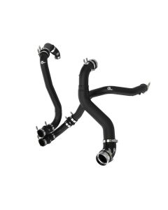 aFe BladeRunner 21-22 Ford F-150 Ecoboost V6-3.5L(tt) Aluminum Hot and Cold Charge Pipe Kit Black - 46-20514-B