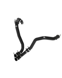 aFe 21-22 Ford F-150/Raptor V6-3.5L (tt) BladeRunner 2.5in Aluminum Hot Charge Pipe Black - 46-20518-B