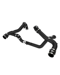 aFe 20-23 Ford Explorer ST V6 3.0L (tt) BladeRunner Aluminum Hot and Cold Charge Pipe Kit - Black - 46-20654-B