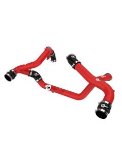 aFe 20-23 Ford Explorer ST V6 3.0L (tt) BladeRunner Aluminum Hot and Cold Charge Pipe Kit - Red - 46-20654-R