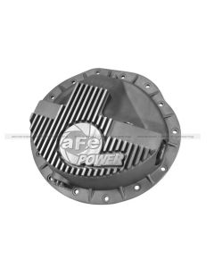 afe Front Differential Cover (Raw; Street Series); Dodge Diesel Trucks 03-12 L6-5.9/6.7L (td) - 46-70040