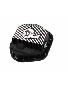 aFe Power Front Differential Cover 5/94-12 Ford Diesel Trucks V8 7.3/6.0/6.4/6.7L (td) Machined Fins - 46-70082