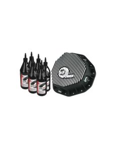 aFe Power Cover Rear Differential w/ 75W-90 Gear Oil Dodge Diesel Trucks 03-05 L6-5.9L - 46-70092-WL