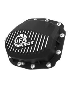 aFe Pro Series Rear Differential Cover Black w/ Fins 15-19 Ford F-150 (w/ Super 8.8 Rear Axles) - 46-71180B