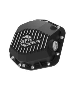 aFe POWER Differential Cover Black w/ Machined Fins Pro Series Rear Ford Bronco L4-2.3L|V6-2.7L 2021+- AFE-46-71290B