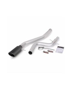 Banks Power 09-10 VW Jetta 2.0L TDI Monster Exhaust System - SS Single Exhaust w/ Black Tip - 46180-B