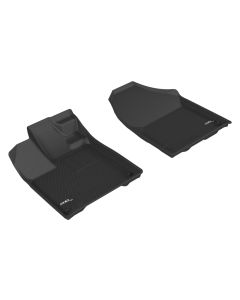 3D MAXpider 2017-2020 Honda Ridgeline Kagu 1st Row Floormat - Black - L1HD08311509