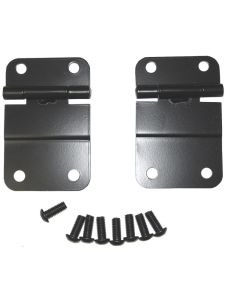 Rugged Ridge 76-86 Jeep CJ Black Lower Tailgate Hinge Set - 11207.01
