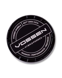 Vossen Billet Sport Cap - Large - Hybrid Forged - Gloss Black - CAP-BSC-LG-HF-BC