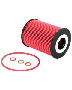 K&N Performance Oil Filter for 06-11 BMW M5/M6 / 08-15 Porsche Cayenne 4.8L / 10-15 911 3.4L/3.8L - HP-7032