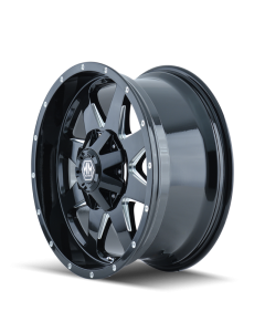Mayhem 8040 Tank 20x9 / 5x114.3 BP / -12mm Offset / 87mm Hub Black w/ Milled Spokes Wheel - 8040-2956B