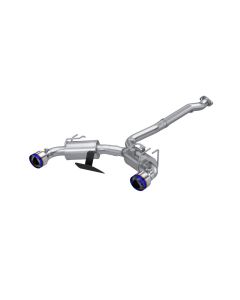 MBRP T304 Stainless Steel 3in Cat-Back Dual Split Rear w/ Burnt End Tips Toyota Corolla GR 1.6L 2023 - S43023BE